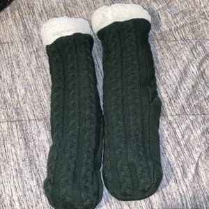 Bulky Grey Winter Socks
